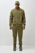 Купить Брюки мужские демисезонный на флисе УЦЕНКА цвета хаки 0881Kh, фото 3