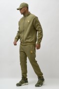 Купить Брюки мужские демисезонный на флисе УЦЕНКА цвета хаки 0881Kh, фото 4