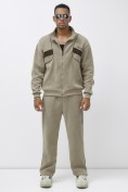 Купить Брюки мужские демисезонные на флисе УЦЕНКА бежевого цвета 0883B, фото 3