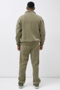 Купить Брюки мужские демисезонные на флисе УЦЕНКА хаки цвета 0883Kh, фото 4