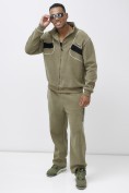 Купить Брюки мужские демисезонные на флисе УЦЕНКА хаки цвета 0883Kh, фото 5
