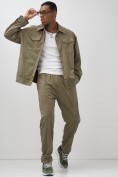 Купить Брюки мужские спортивные УЦЕНКА хаки цвета 0897Kh