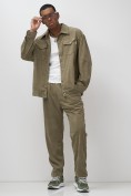 Купить Брюки мужские спортивные УЦЕНКА хаки цвета 0897Kh, фото 2