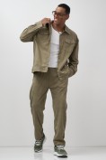Купить Брюки мужские спортивные УЦЕНКА хаки цвета 0897Kh, фото 3