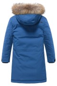Купить Парка зимняя подростковая для мальчика УЦЕНКА синего цвета 0900S, фото 2