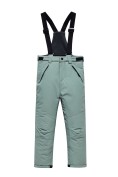 Купить Брюки горнолыжные детские для мальчика УЦЕНКА зеленого цвета 0903Z