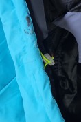 Купить Горнолыжная куртка женская большого размера УЦЕНКА голубого цвета 0904Gl, фото 6