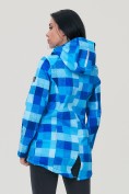 Купить Парка женская softshell УЦЕНКА синего цвета 0906S, фото 8