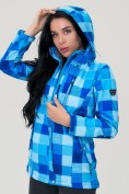Купить Парка женская softshell УЦЕНКА синего цвета 0906S, фото 9
