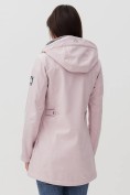 Купить Парка женская softshell УЦЕНКА розового цвета 0907R, фото 2