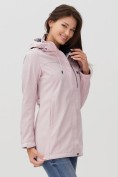 Купить Парка женская softshell УЦЕНКА розового цвета 0907R, фото 4