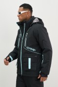 Купить Горнолыжная куртка мужская УЦЕНКА черного цвета 0914Ch, фото 2
