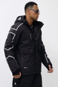 Купить Горнолыжная куртка мужская УЦЕНКА черного цвета 0916Ch, фото 4