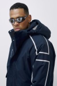 Купить Горнолыжная куртка мужская УЦЕНКА темно-синего цвета 0916TS, фото 7