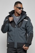 Купить Горнолыжная куртка мужская УЦЕНКА черного цвета 0917Ch, фото 3