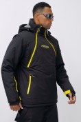 Купить Горнолыжная куртка мужская УЦЕНКА черного цвета 0920Ch, фото 4