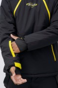 Купить Горнолыжная куртка мужская УЦЕНКА черного цвета 0920Ch, фото 5