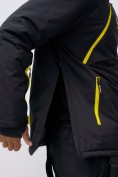 Купить Горнолыжная куртка мужская УЦЕНКА черного цвета 0920Ch, фото 7