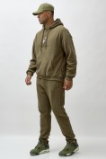 Купить Брюки мужские демисезонные на флисе УЦЕНКА хаки цвета 0922Kh, фото 2