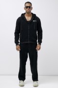 Купить Брюки мужские демисезонные на флисе УЦЕНКА черного цвета 0932Ch