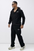 Купить Брюки мужские демисезонные на флисе УЦЕНКА черного цвета 0932Ch, фото 2