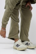 Купить Брюки мужские демисезонные на флисе УЦЕНКА цвета хаки 0932Kh, фото 2