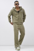Купить Брюки мужские демисезонные на флисе УЦЕНКА цвета хаки 0932Kh, фото 3