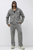 Купить Брюки мужские демисезонные на флисе УЦЕНКА темно-серого цвета 0932TC, фото 2