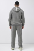 Купить Брюки мужские демисезонные на флисе УЦЕНКА темно-серого цвета 0932TC, фото 6