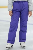 Купить Брюки подростковые зимние для девочки УЦЕНКА фиолетового цвета 0934F, фото 6