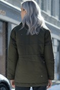 Купить Куртка зимняя женская классическая УЦЕНКА хаки цвета 0937Kh, фото 3