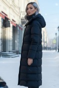 Купить Пальто зимнее женское УЦЕНКА черного цвета 0941Ch, фото 2