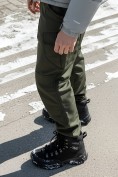 Купить Брюки спортивные софтшелл мужские УЦЕНКА хаки цвета 0942Kh, фото 5