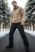 Купить Брюки зимнии софтшелл мужские УЦЕНКА черного цвета 0943Ch, фото 3
