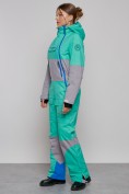Купить Горнолыжный комбинезон женский зимний УЦЕНКА бирюзового цвета 0949Br, фото 2