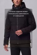 Купить Мужской костюм спортивный софтшелл с флисом и мембраной черного цвета 09611Ch, фото 10
