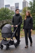 Купить Женский костюм из софтшелла с флисом и мембраной — утепленный черного цвета 09612Ch, фото 9