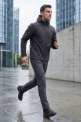 Купить Мужской костюм из софтшелла с флисом и мембраной — утепленный черного цвета 09613_2Ch, фото 9