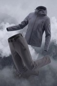 Купить Мужской костюм из софтшелла с флисом и мембраной — утепленный темно-синего цвета 09613_2TS, фото 4
