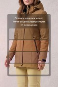 Купить Женский костюм спортивный софтшелл с флисом и мембраной горчичного цвета 09614G, фото 9