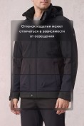 Купить Мужской костюм из софтшелла с флисом и мембраной — утепленный черного цвета 09617Ch, фото 9