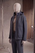 Купить Мужской костюм из софтшелла с флисом и мембраной — утепленный темно-серого цвета 09617TC, фото 3