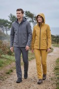 Купить Мужской костюм из софтшелла с флисом и мембраной — утепленный темно-серого цвета 09617TC, фото 8