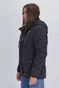 Купить Куртки подростковые мужские женские темно-серого цвета 0995TC, фото 2