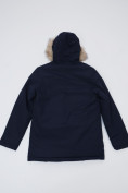 Купить Куртки подростковые мужские женские темно-синего цвета 0995TS, фото 2