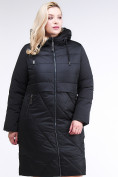 Купить Куртка зимняя женская классическая черного цвета 100-916_701Ch, фото 2