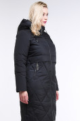Купить Куртка зимняя женская классическая черного цвета 100-916_701Ch, фото 3