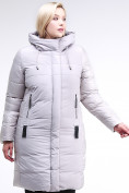 Купить Куртка зимняя женская классическая серого цвета 100-921_46Sr, фото 3