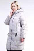 Купить Куртка зимняя женская классическая серого цвета 100-921_46Sr, фото 4
