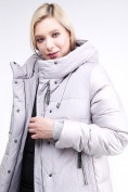 Купить Куртка зимняя женская классическая серого цвета 100-921_46Sr, фото 7